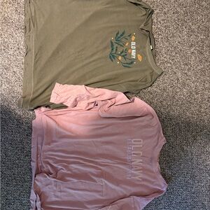 Old Navy women’s Graphic Tees - Pink and Green
